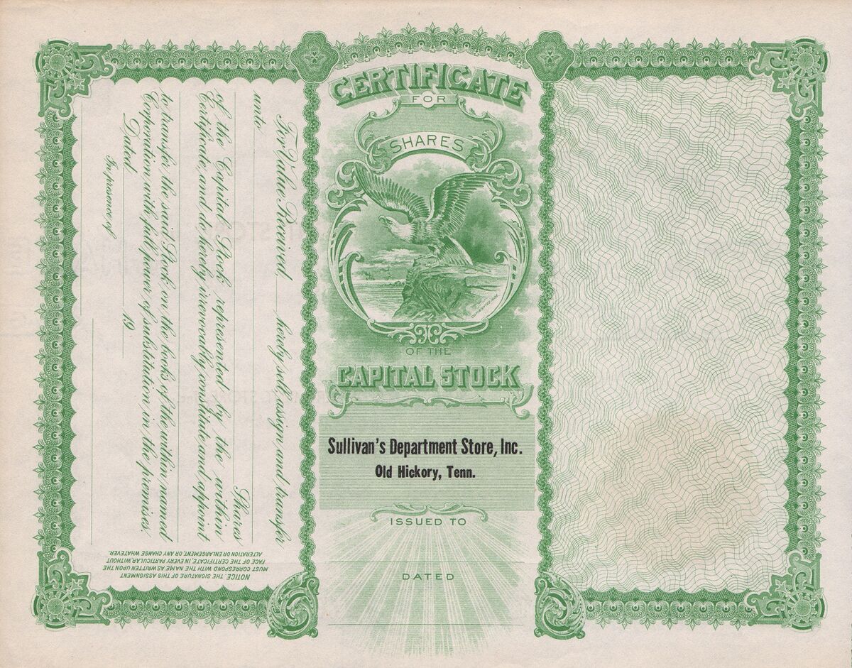 Sullivan's Department Store traderpedia